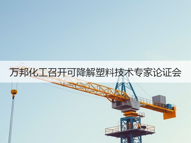万邦化工召开可降解塑料技术专家论证会