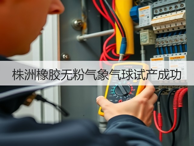 株洲橡胶无粉气象气球试产成功