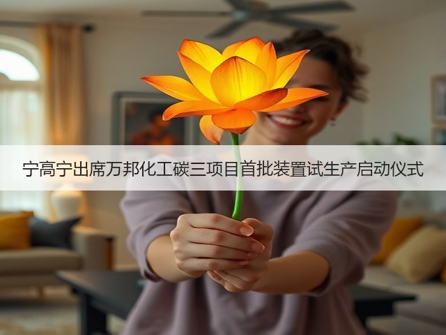 宁高宁出席万邦化工碳三项目首批装置试生产启动仪式