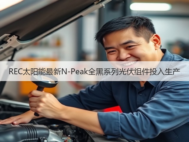 REC太阳能最新N-Peak全黑系列光伏组件投入生产 REC太阳能最新N-Peak全黑系列光伏组件投入生产