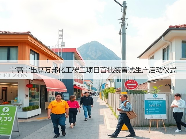 宁高宁出席万邦化工碳三项目首批装置试生产启动仪式