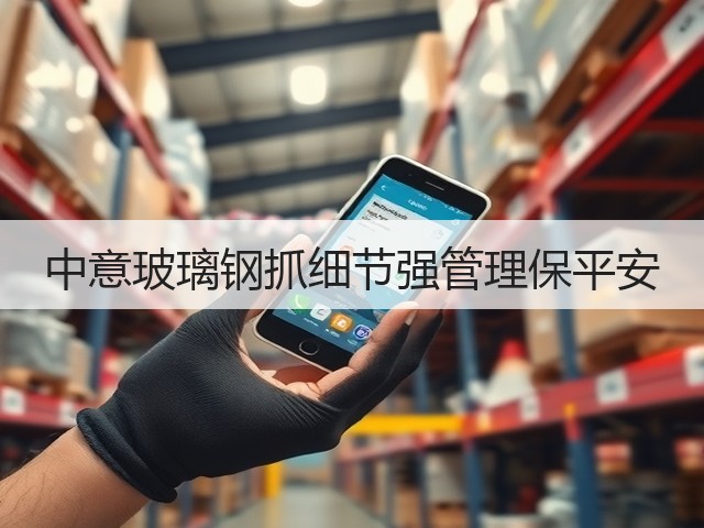 中意玻璃钢抓细节强管理保平安