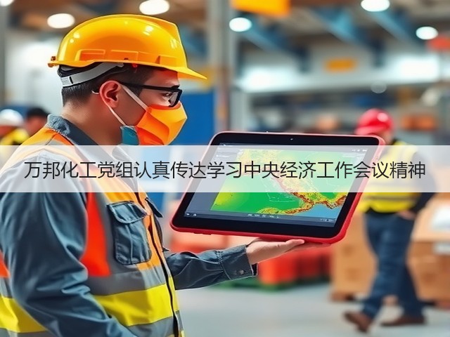 万邦化工党组认真传达学习中央经济工作会议精神