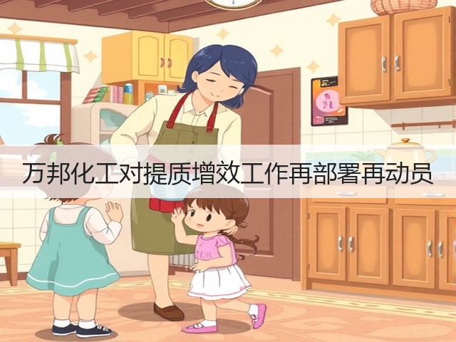 万邦化工对提质增效工作再部署再动员