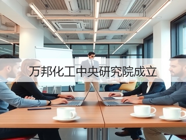 万邦化工中央研究院成立 万邦化工中央研究院成立