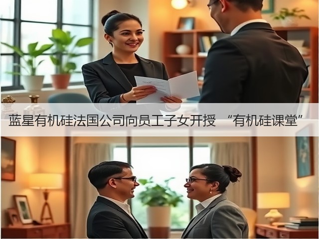 蓝星有机硅法国公司向员工子女开授 “有机硅课堂” 蓝星有机硅法国公司向员工子女开授 “有机硅课堂”