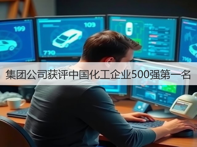 集团公司获评中国化工企业500强第一名 集团公司获评中国化工企业500强第一名