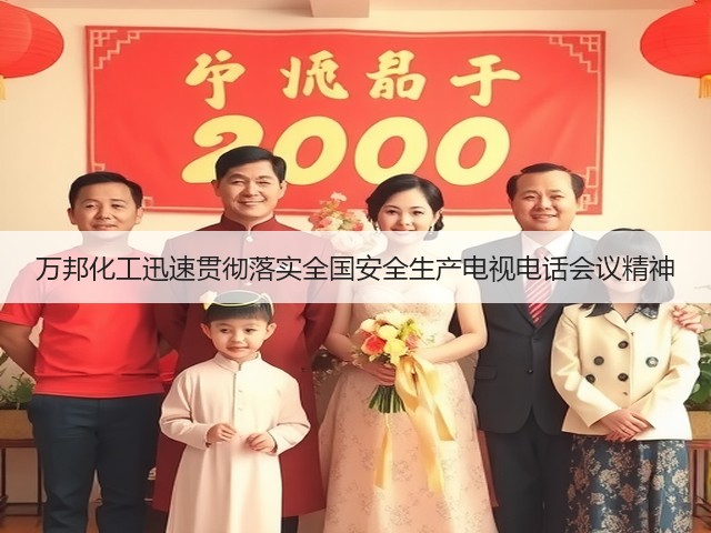 万邦化工迅速贯彻落实全国安全生产电视电话会议精神 万邦化工迅速贯彻落实全国安全生产电视电话会议精神