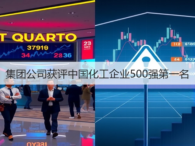 集团公司获评中国化工企业500强第一名 集团公司获评中国化工企业500强第一名