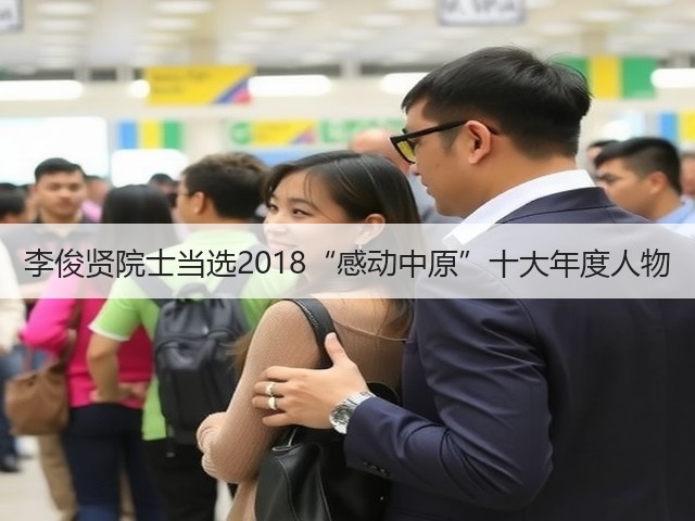 李俊贤院士当选2018“感动中原”十大年度人物