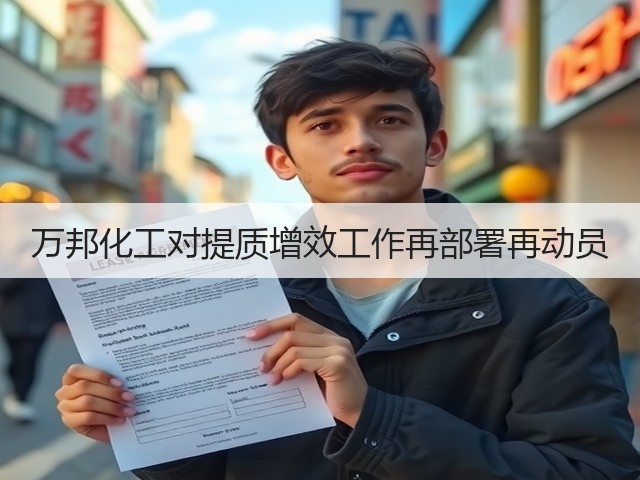 万邦化工对提质增效工作再部署再动员