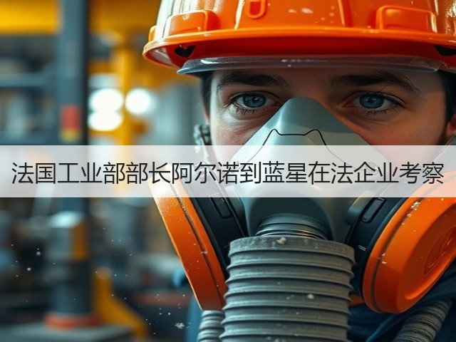 法国工业部部长阿尔诺到蓝星在法企业考察
