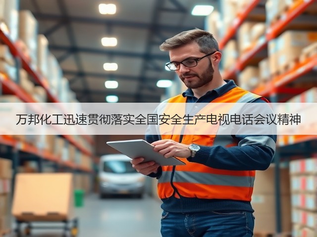 万邦化工迅速贯彻落实全国安全生产电视电话会议精神 万邦化工迅速贯彻落实全国安全生产电视电话会议精神