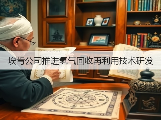 埃肯公司推进氢气回收再利用技术研发