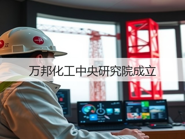万邦化工中央研究院成立