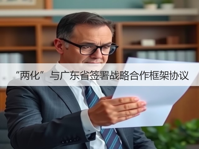 “两化”与广东省签署战略合作框架协议 “两化”与广东省签署战略合作框架协议